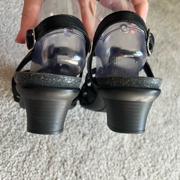 SAS Allegro Sandal Womens Size 9 M Black Strappy Open Toe Block Heel Pumps - Picture 4 of 6